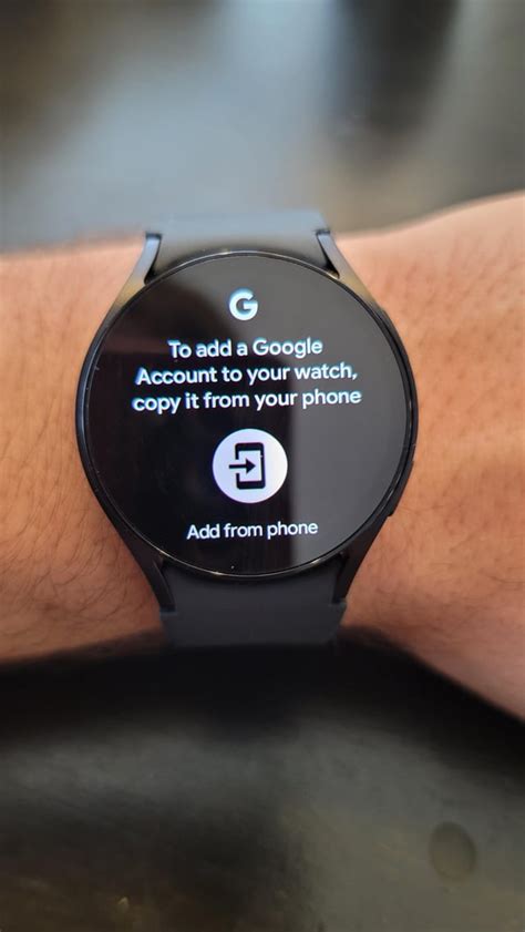 couldn't copy google account to galaxy watch 6|can't add google account to watch.